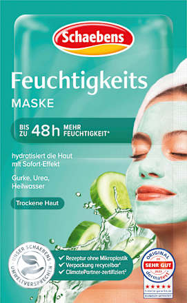 Gezichtsmasker met onmiddellijk vochtinbrengend effect (2 x 5 ml), 10 ml