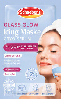 Schaebens Gesichtsmaske Glass Glow Icing Maske (2x8 ml), 16 ml