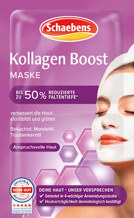 Gesichtsmaske Kollagen Boost (2x5 ml), 10 ml