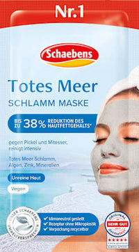 Gesichtsmaske Totes Meer Schlamm, 15 ml Schaebens