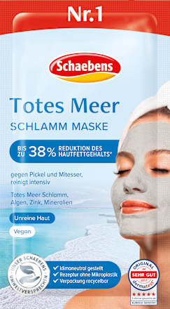 Gesichtsmaske Totes Meer Schlamm, 15 ml Schaebens