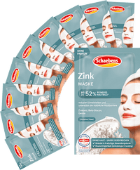 Gesichtsmaske Zink (10 St, 2x5 ml), 100 ml