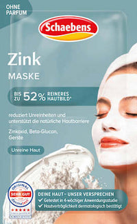 Gesichtsmaske Zink (10 St, 2x5 ml), 100 ml