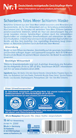 Dode Zee gezichtsmaskers (10 x 15 ml), 150 ml