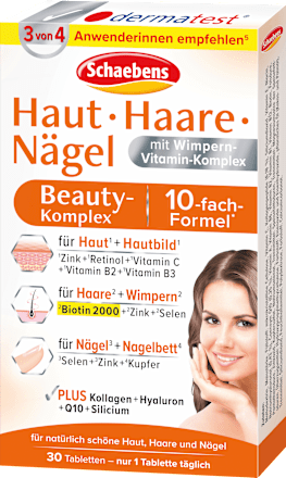 Haut Haare Nägel Beauty-Komplex Tabletten 30 St, 24 g