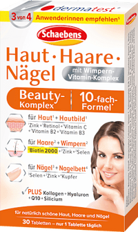Haut Haare Nägel Beauty-Komplex Tabletten 30 St, 24 g