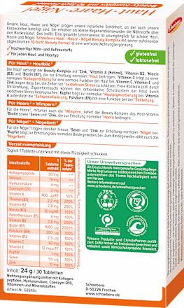 Huid Haar Nagels Beauty Complex Tabletten 30 stuks, 24 g