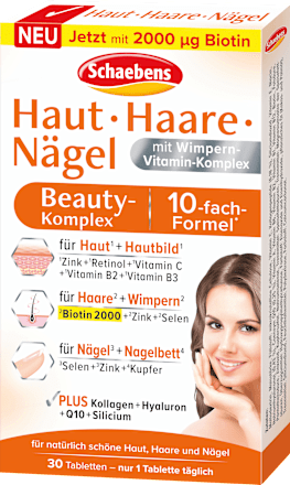 Haut Haare Nägel Beauty-Komplex Tabletten 30 St, 24 g