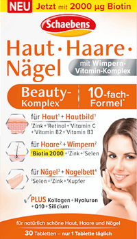 Haut Haare Nägel Beauty-Komplex Tabletten 30 St, 24 g
