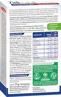 Immuunbehandeling zink + C + D3 + B12, 10 g