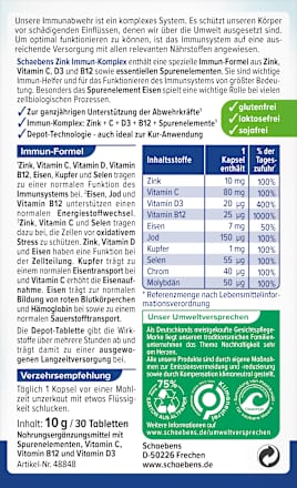 Immun-Kur Zink + C + D3 + B12, 10 g