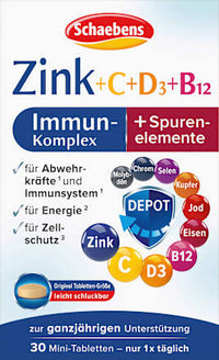 Immun-Kur Zink + C + D3 + B12, 10 g