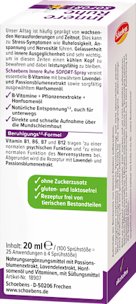 Innere Ruhe Sofort-Spray, 20 ml