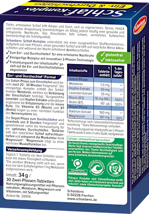 Slaapcomplex Tabletten 30 stuks, 34 g