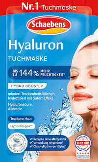 Sheetmasker hyaluronzuur, 1 stuk