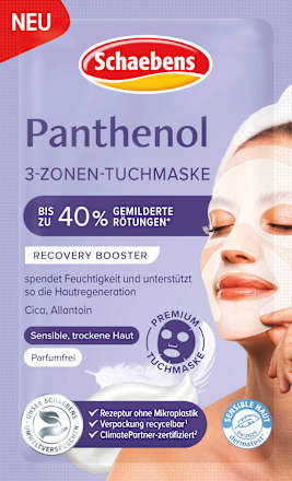 Tuchmaske Panthenol 3-Zonen, 1 St