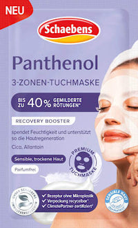 Tuchmaske Panthenol 3-Zonen, 1 St