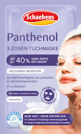 Tuchmaske Panthenol 3-Zonen, 1 St