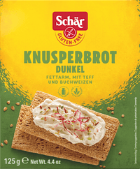 Brood, knapperig donker (21 stuks), glutenvrij, 125 g