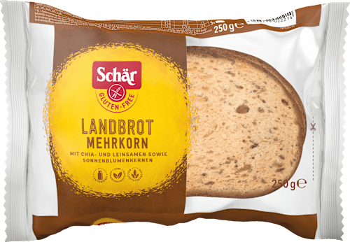 Brot, Mehrkorn (5 Stück), glutenfrei, 250 g