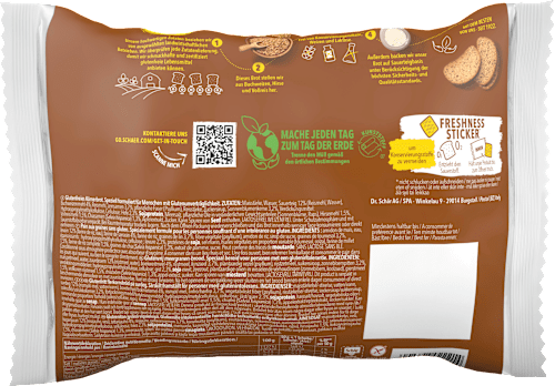 Brot, Mehrkorn (5 Stück), glutenfrei, 250 g