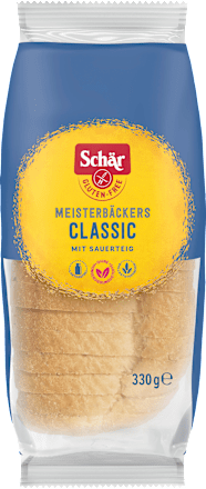 Brot, Meisterbäckers Classic mit Hirse & Quinoa (12 Stück), glutenfrei, 330 g