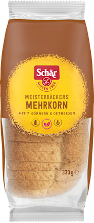 Brot, Meisterbäckers Mehrkorn (12 Stück), glutenfrei, 330 g