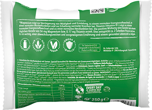 Brot, Pure & Active (6 Stück), glutenfrei, 250 g