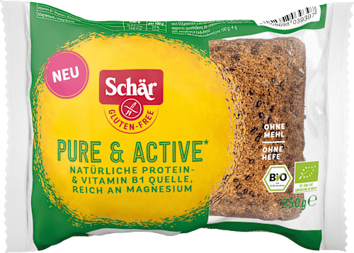 Brot, Pure & Active (6 Stück), glutenfrei, 250 g