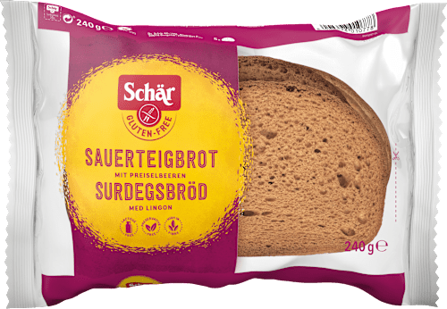 Brot, Sauerteig "Surdegsbröd" mit Preiselbeeren (5 Stück), glutenfrei, 240 g