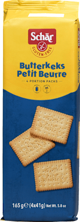 Butterkekse "Petit Beurre", glutenfrei, 165 g