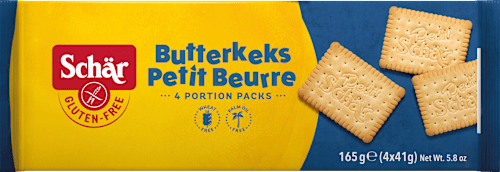Butterkekse "Petit Beurre", glutenfrei, 165 g