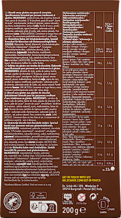 Cookies, Choco Chip, glutenfrei, 200 g