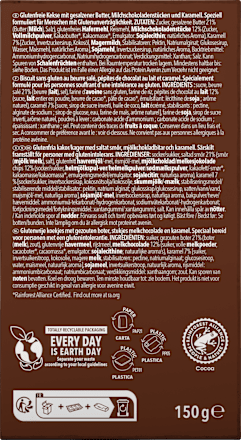 Cookies, Salted Caramel Milk Chocolate (8 Stück), glutenfrei, 150 g