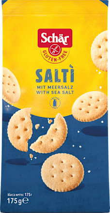 Cracker, "Salti" mit Meersalz, glutenfrei, 175 g