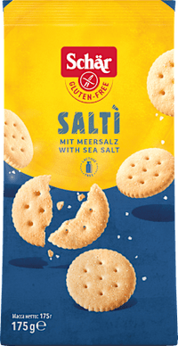 Cracker, "Salti" mit Meersalz, glutenfrei, 175 g