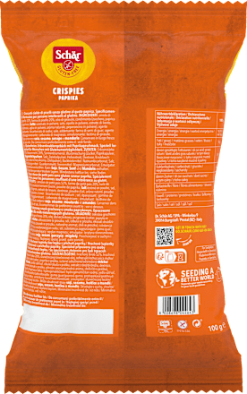 Crispies Paprika, glutenfrei, 100 g
