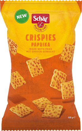 Crispies Paprika, glutenfrei, 100 g