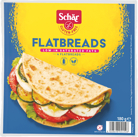 Flatbreads, glutenfrei, 180 g