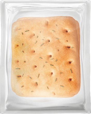 Foccaccia mit nativem Olivenöl extra (3 Stück), glutenfrei, 200 g