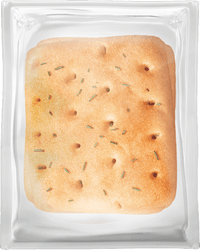 Foccaccia mit nativem Olivenöl extra (3 Stück), glutenfrei, 200 g