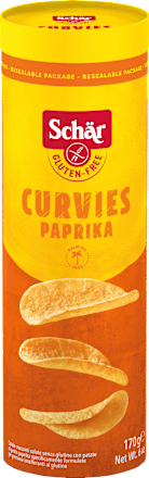 Kartoffelchips, Paprika "Curvies", glutenfrei, 170 g