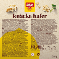 Knäckebrot, Hafer, glutenfrei, 215 g