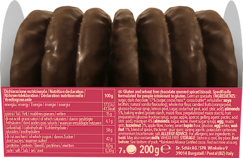 Lebkuchen, glutenfrei, 200 g Schär
