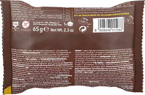 Muffin Choco, glutenfrei, 65 g