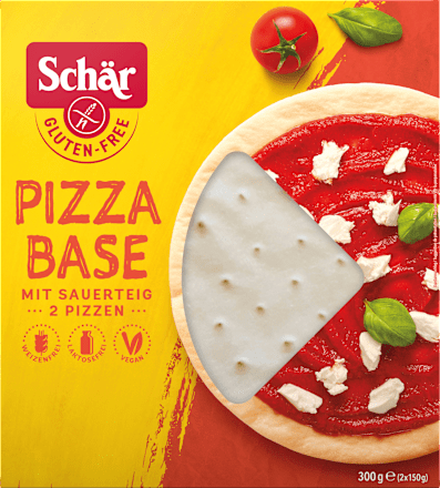 Pizzaböden "Pizza Base" (2 Stück), glutenfrei, 300 g