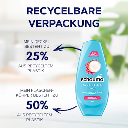 Conditioner Feuchtigkeit & Glanz, 250 ml schauma