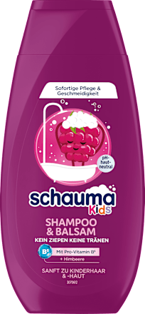 Kinder Shampoo & Balsam Himbeere, 250 ml