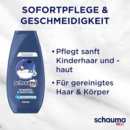 Kinder Shampoo & Waschgel Blaubeere, 250 ml