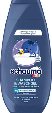 Kinder Shampoo & Waschgel Blaubeere, 250 ml